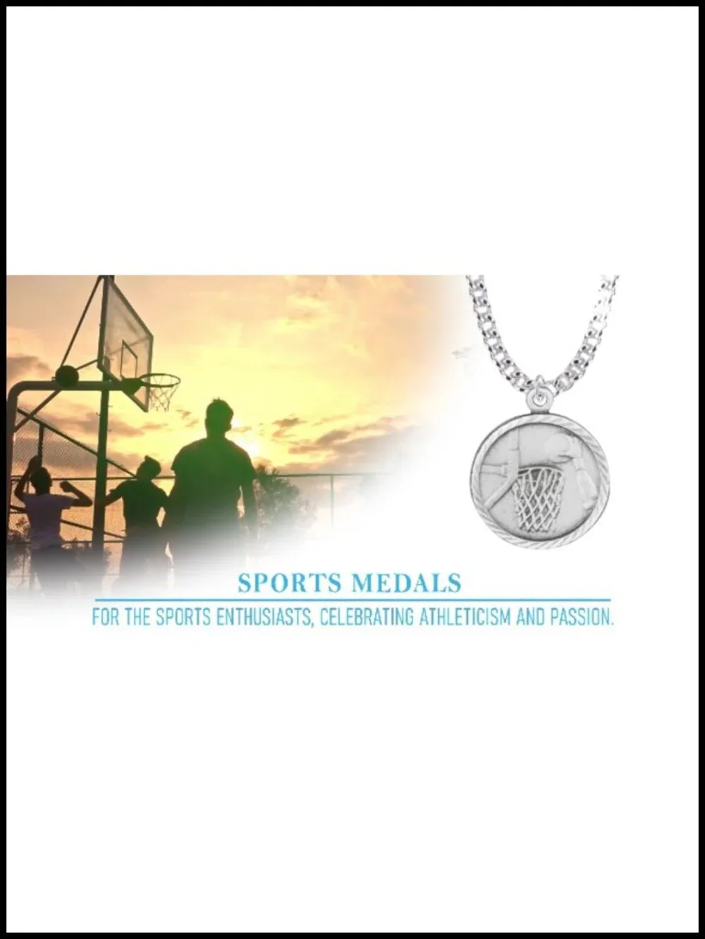 Sterling Silver Saint Christopher Medal Gold-Plated Pendant Necklace, 20 Inch